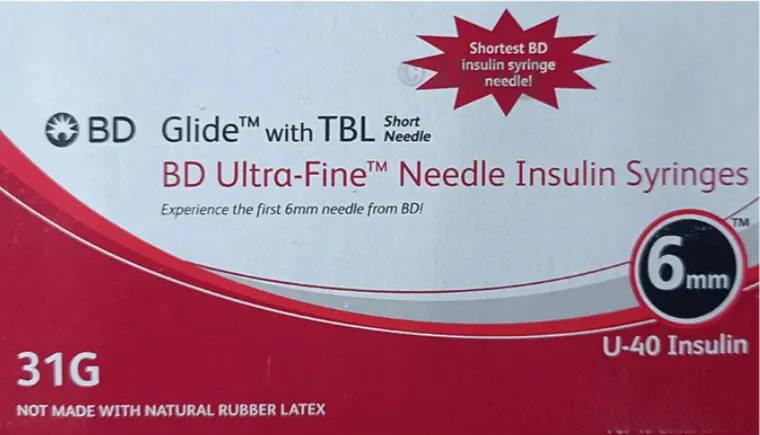 Bd Insulin U-40 31g