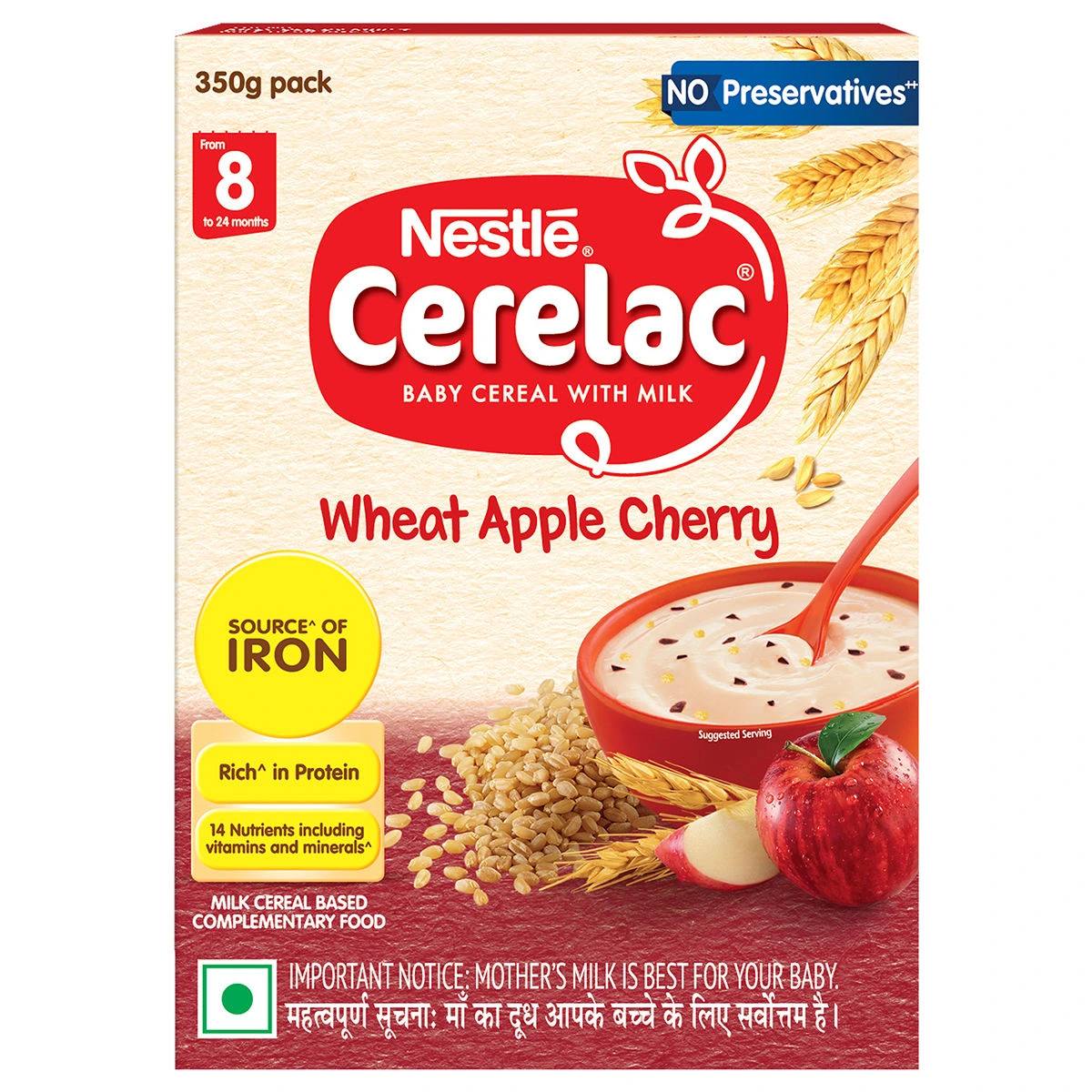 Cerelac Stage 1 Wheat Apple Cherry