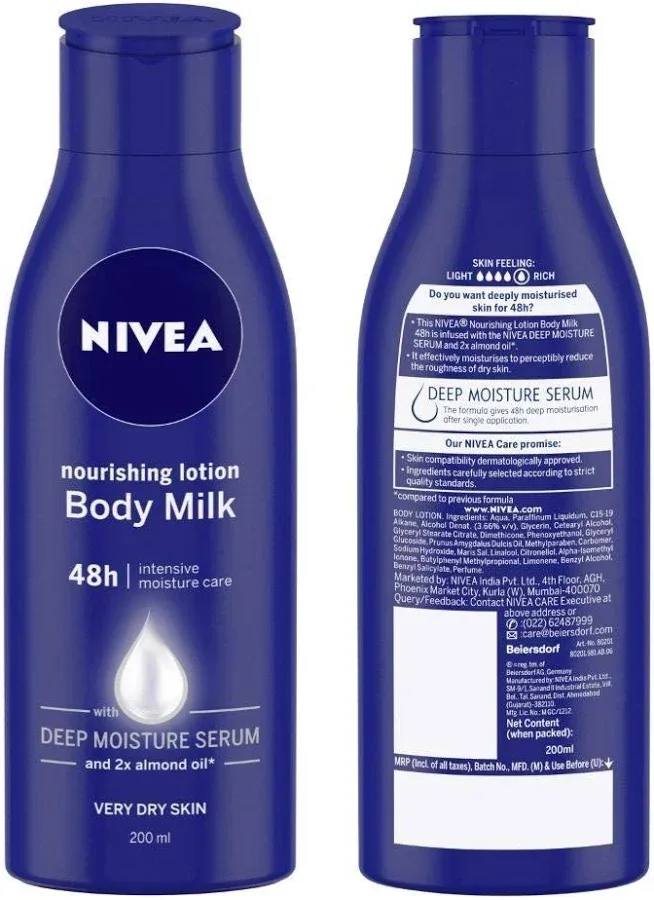 Nivea Nourishing Lotion Body Milk